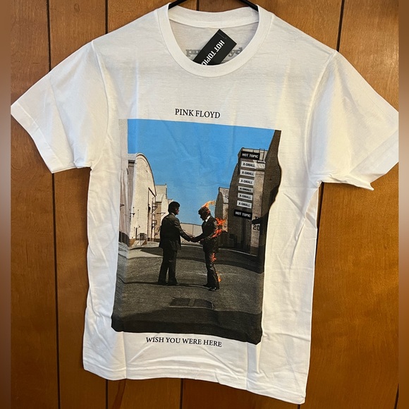 NWT Hot Topic x Pink Floyd Wish You Were Here T-Shirt Short Sleeve Shirt XS, 2X - Picture 7 of 12